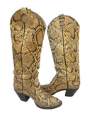 Vintage Larry Mahan 15”Python Boots 8N VGC