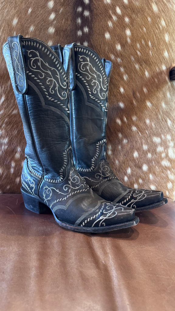 Old Gringo Sintra Black Cowboy Boots 7.5