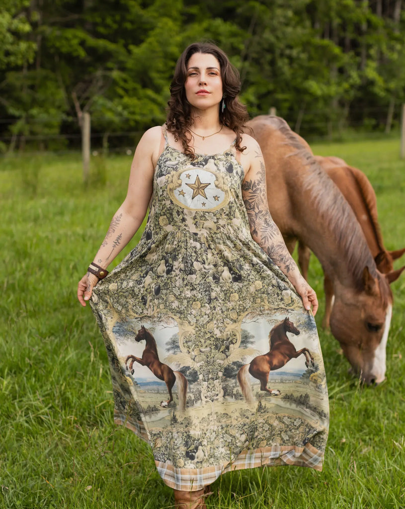 BORN TO RUN SLIP DRESS