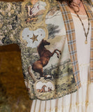 BORN TO RUN PIXIE CROP HORSE JACKET