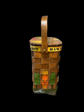 Vintage 1960’s San Antonio Penny Woven Wood Handbag