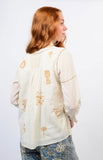 MILAGRO LONG SLEEVE TUNIC EMBROIDERED