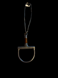 Patina Silver Vintage Horse Bit Necklace