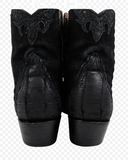 Crocodile Ankle Boots 9B Handmade Back at The Ranch