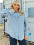 Rowdy Ruffles Denim Shirt