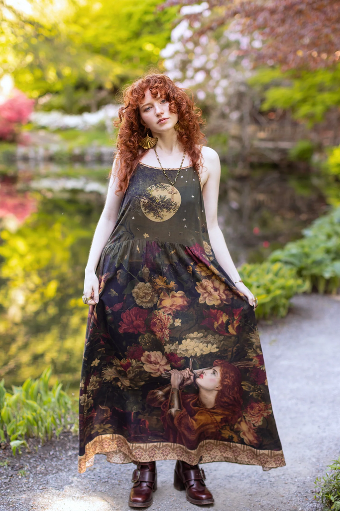 The Messenger Maxi Slip Dress Joan of Arc