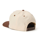 Los Rios Canvas Snapback Cream/Brown.
