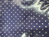 Cowboy Polka Dot Navy Silk Scarf Wild Rag