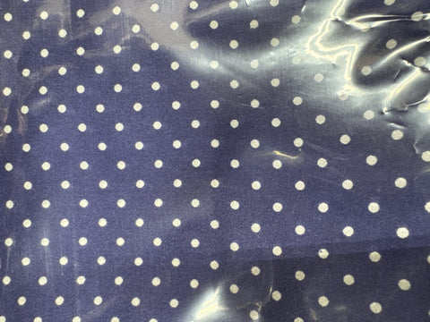 Cowboy Polka Dot Navy Silk Scarf Wild Rag