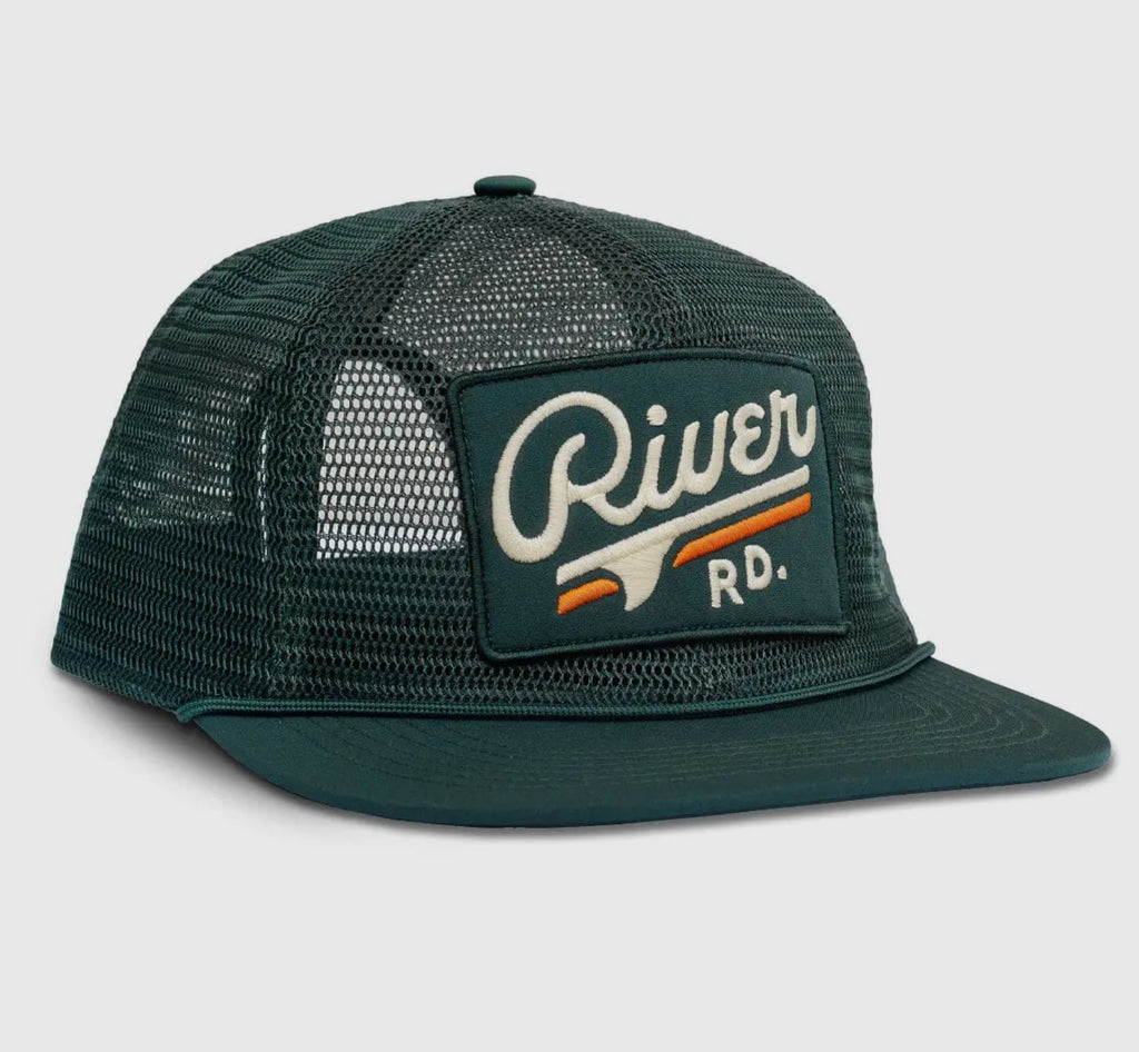 River Rd Mesh Snapback Cap Forest