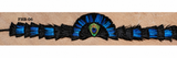 Peacock Feather Crown Hatband