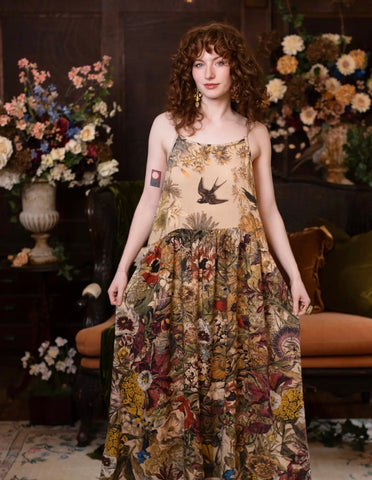 Golden Hour Bohéme Long Maxi Slip Dress