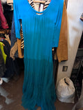 Turquoise Dress Tulle M