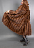 Saga Full Length Mink Mahogany Female Coat