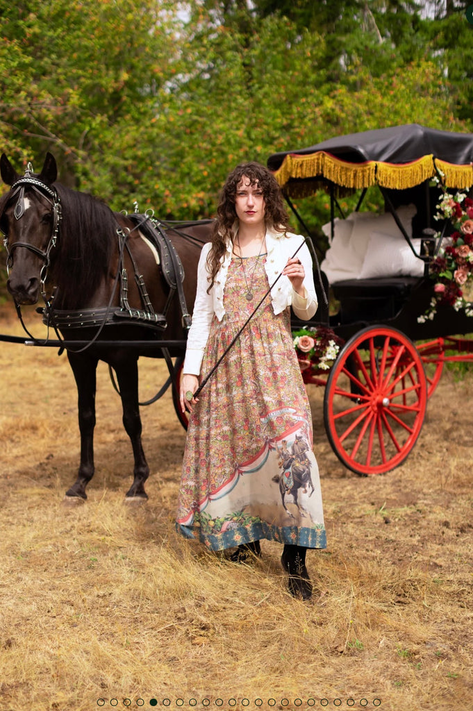 Love Revolution Bohême Slip Dress with Horse