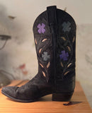 Larry Mahan Vintage Boots 9B Flowers