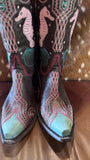 New Old Gringo Sia Sea Horse Cowboy Boots 7.5