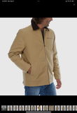 COTTON CANVAS ZIP JACKET