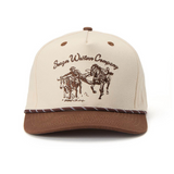 Los Rios Canvas Snapback Cream/Brown.