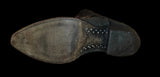 Vintage Mahan Nubuck Black Inlay Boots 9C/10B