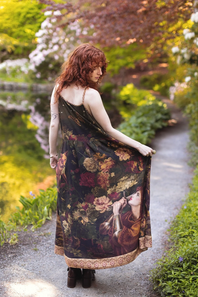 The Messenger Maxi Slip Dress Joan of Arc