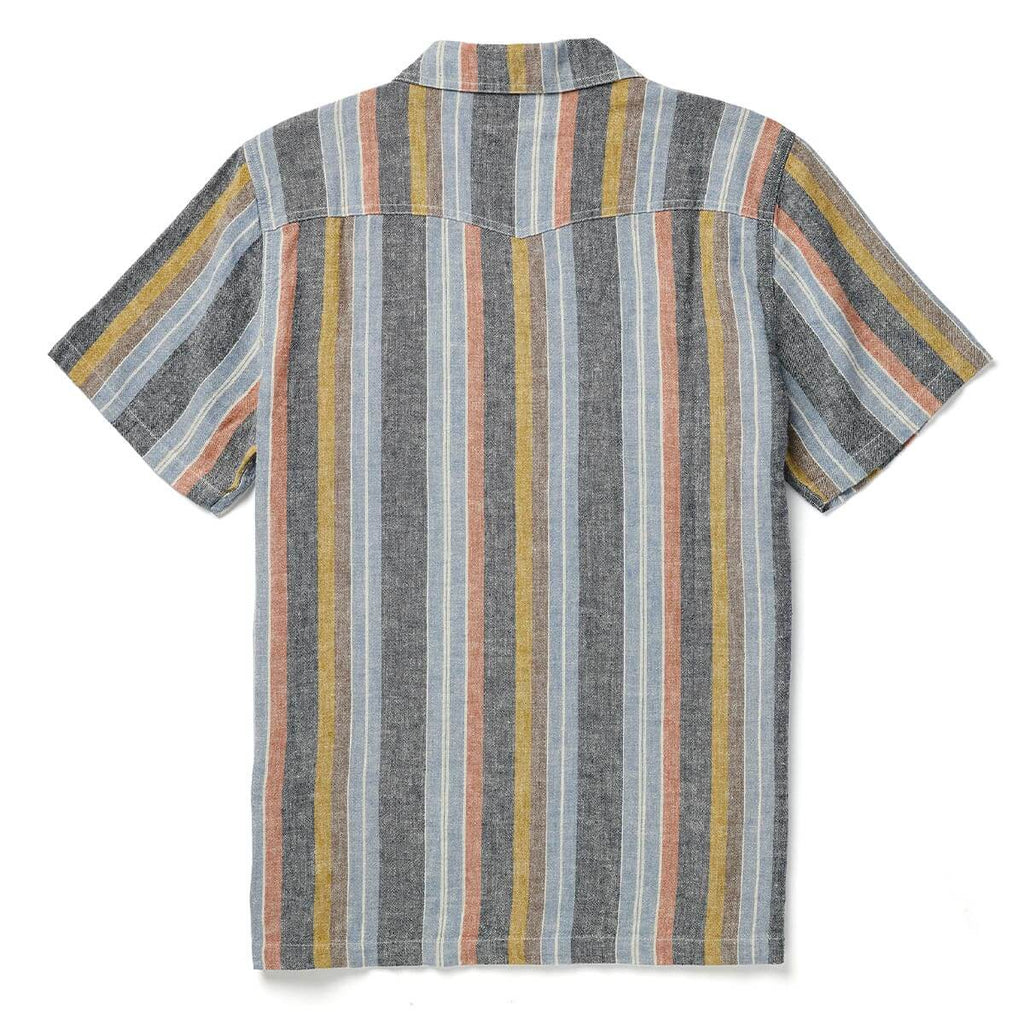 Whippersnapper Washed Stripe Navy Shirt Pearl Snap