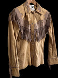 Vintage 70s Fringe Leather Shirt