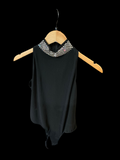 Black Body Suit Swarovski Crystals