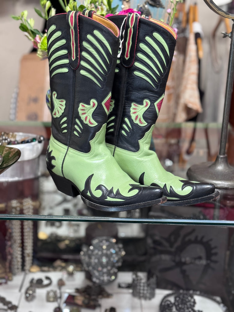 Handmade Liberty Lefty Boots 7.5