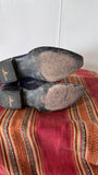 VINTAGE NAVY SUEDE 13” DIEGO BOOTS 7.5 OLD GRINGO