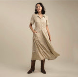 La Dahlia Dress - Desert Rose - Cream