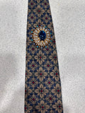 Status Custom Silk Vintage Brooch Tie #5
