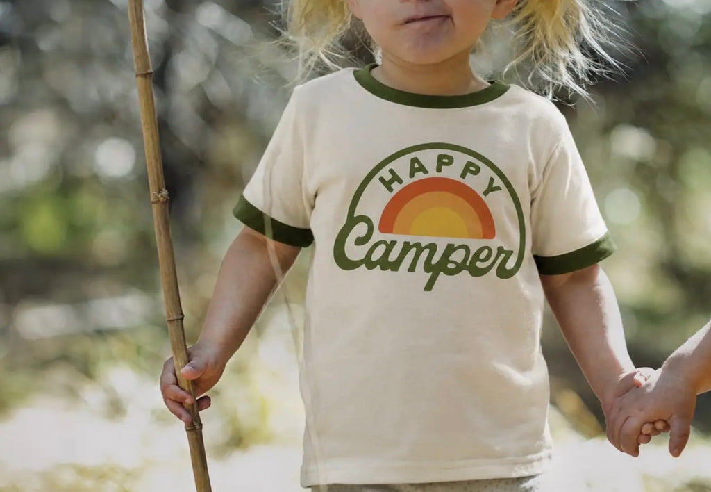 Happy Camper Vintage Ringer (Youth)