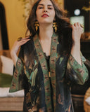 Market of Stars Heartwork Bohemian Cardigan w/Belt