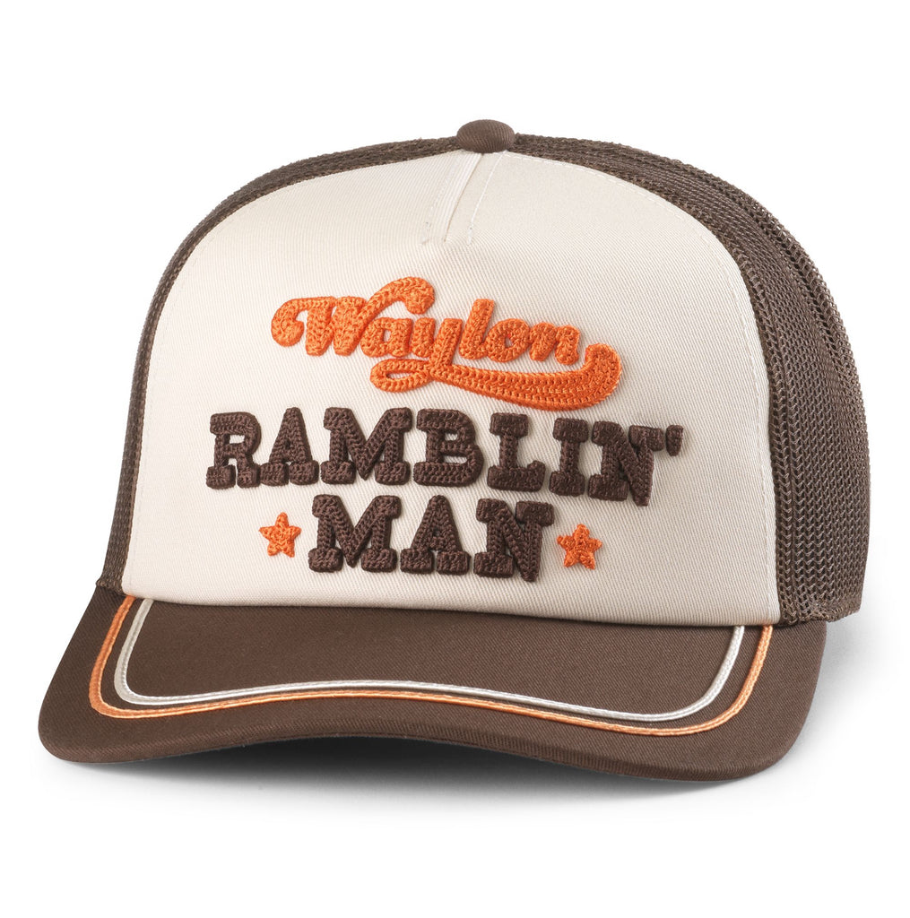 Waylon Ramblin’ Man Embroidered Cap