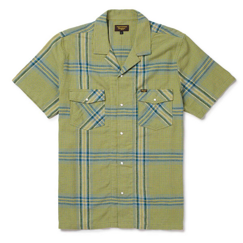 Whippersnapper S/S Moss Grid Plaid Pearl Snaps