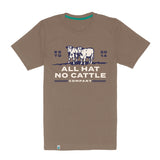 ALL HAT NO CATTLE T-SHIRT BROWN