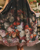 FLIGHT OF FANCY SLIP DRESS HUMMINGBIRDS
