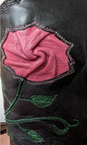 Très Outlaws Custom Crocodile Pink Floral Boots