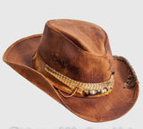 L.E. Leather Sidewinder Hat