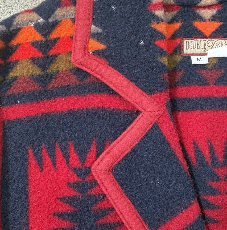 Vintage Blanket Coat Southwestern M