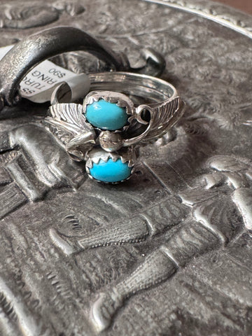 HARRY YAZZIE HANDMADE RING SZ 7