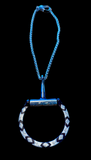 Vintage Horse Bit Brw Ornate Silver Necklace