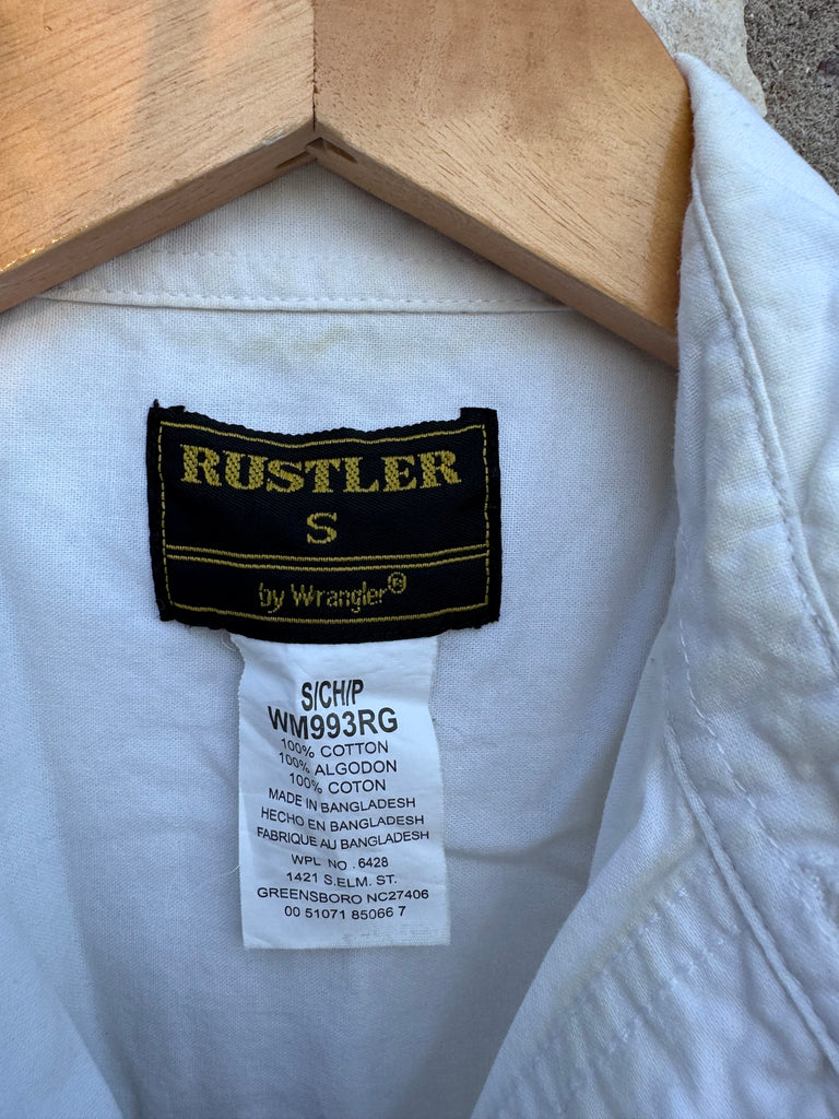 Vintage S/S Aztec Pearl Snap Shirt S