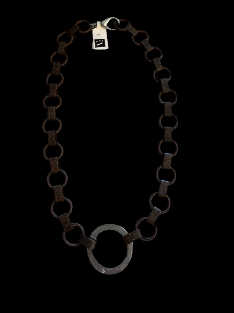 Vintage Belcher Industrial Necklace