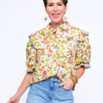 Annie Ivory Patterned Top