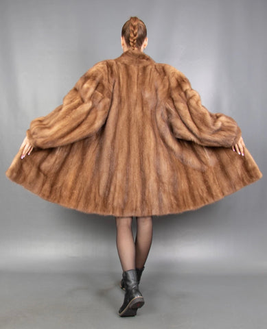 Female Mink Coat Stroller