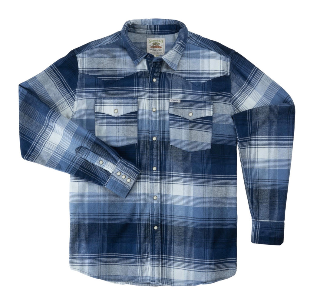 Durango Pearl Snap Flannel Shirt