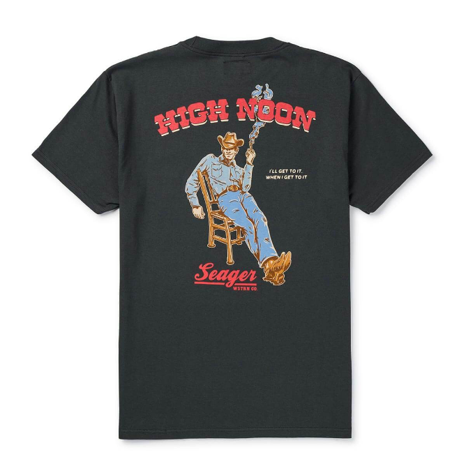 HIGH NOON TEE VINTAGE BLACK