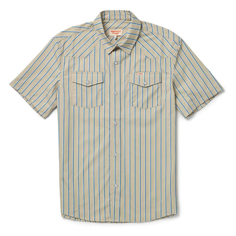 El Ranchero S/S UV Tidal Foam Stripe Shirt